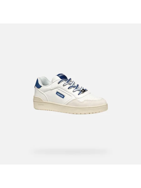 Sneakerși Geox alb