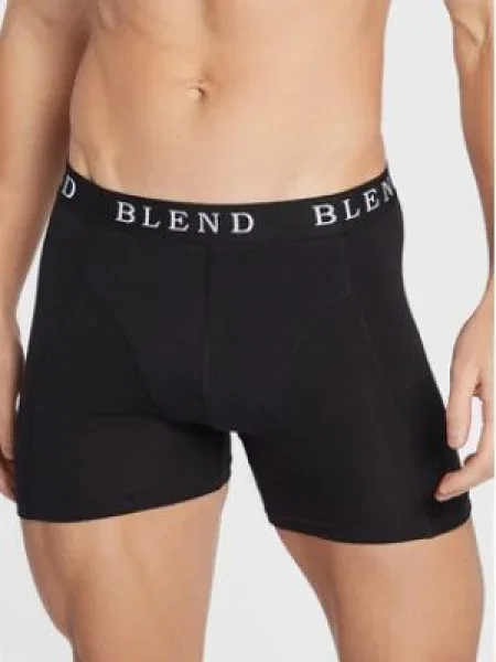 BLEND Boxerky Ned čierna biela