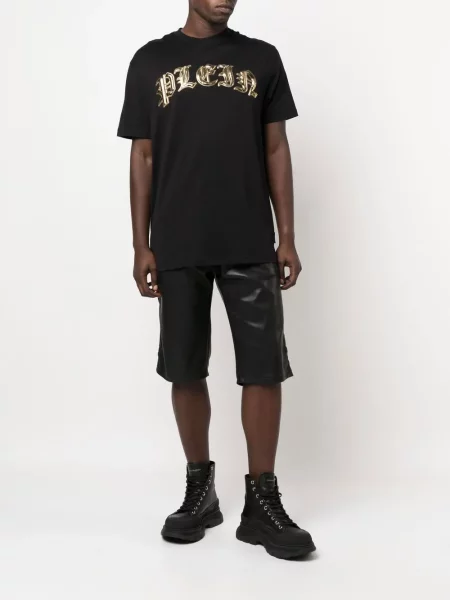 Marškinėliai Philipp Plein juoda