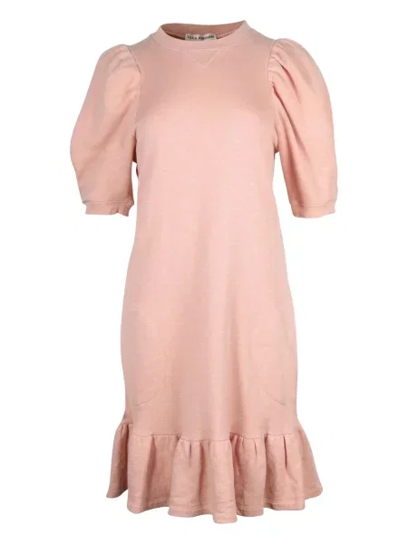 Rochie Ulla Johnson cu volane de costum roz