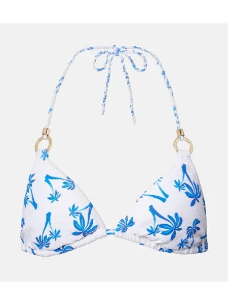 Bikini Heidi Klein z nadrukiem biały