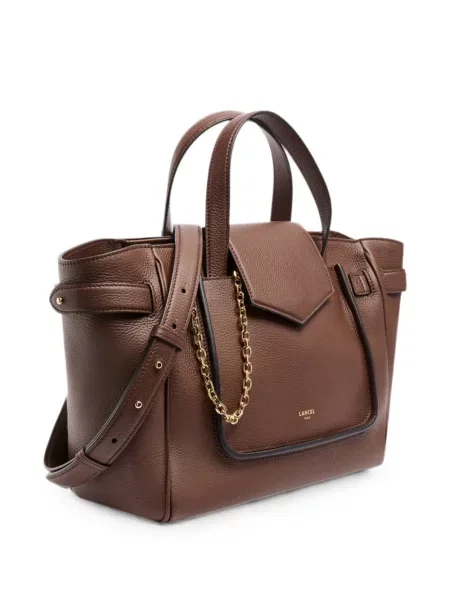 Geantă shopper Lancel din piele maro