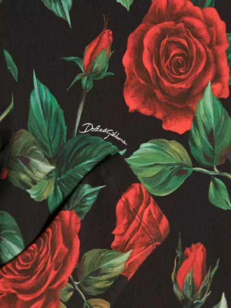 Dětské šaty Dolce & Gabbana černé