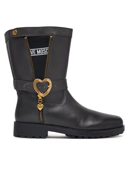 Botine LOVE MOSCHINO negru