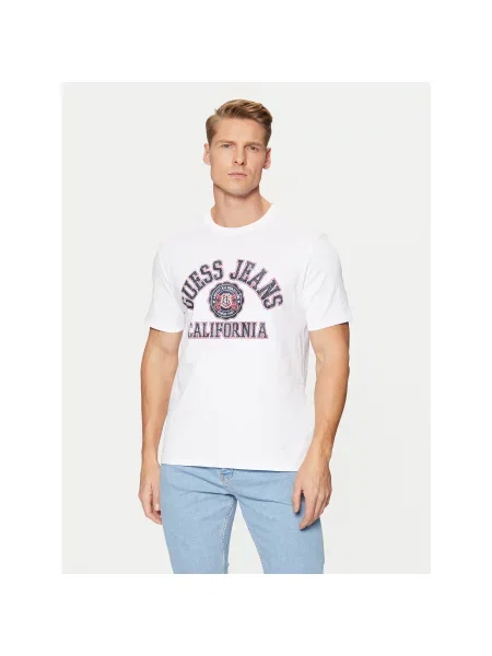 Guess Jeans kratka majica bela