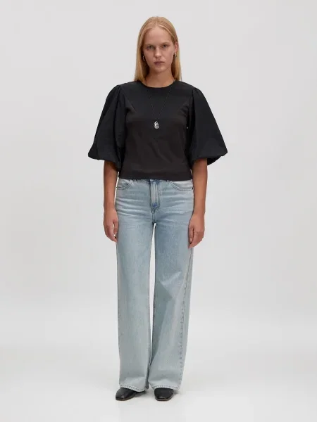 EDITED Oversize póló Ladina' fekete