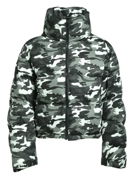 Geacă cu puf Breath cu model camuflaj gri