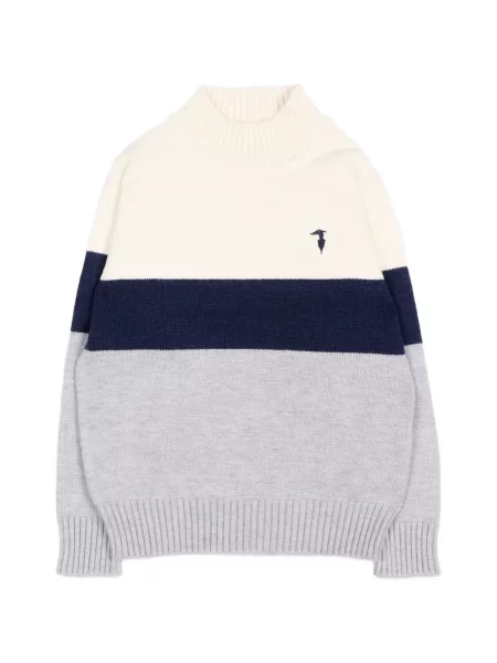 Sweter dziecięcy Trussardi szary
