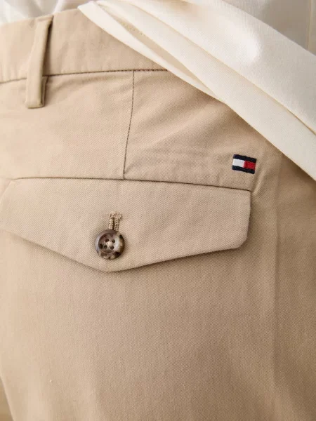 Tommy Hilfiger панталон чино мъжки с бежово