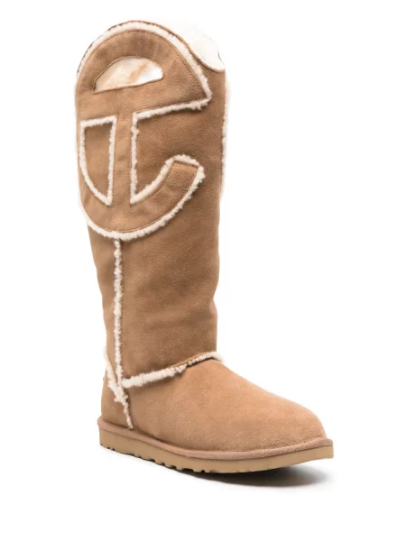 Zomšinės auliniai batai Ugg su autografu