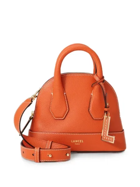 Geantă shopper Lancel cu imagine portocaliu