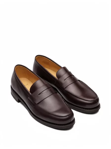 Pantofi loafer Paraboot din piele maro