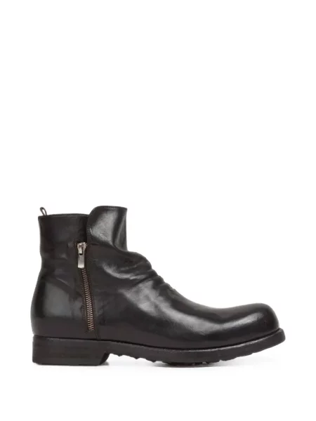 Botine Officine Creative cu volane maro