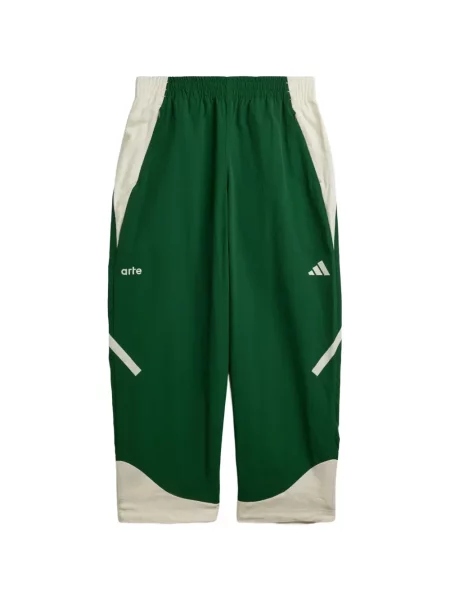 Pantaloni Arte Antwerp cu imagine alergare verde