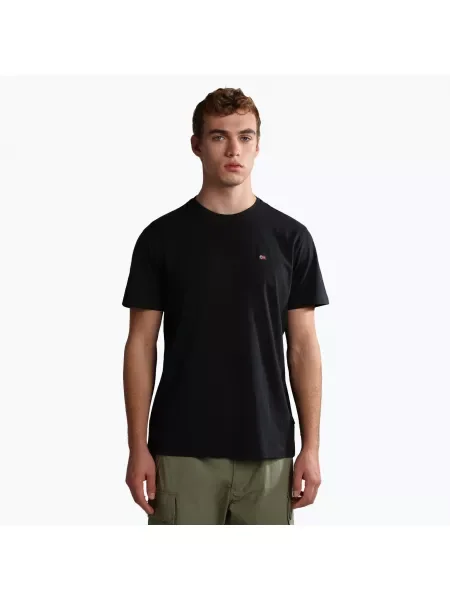 Мъжка тениска Napapijri Salis black черно