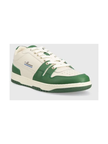 Sneakersy The Mercer Brand skórzane zielone
