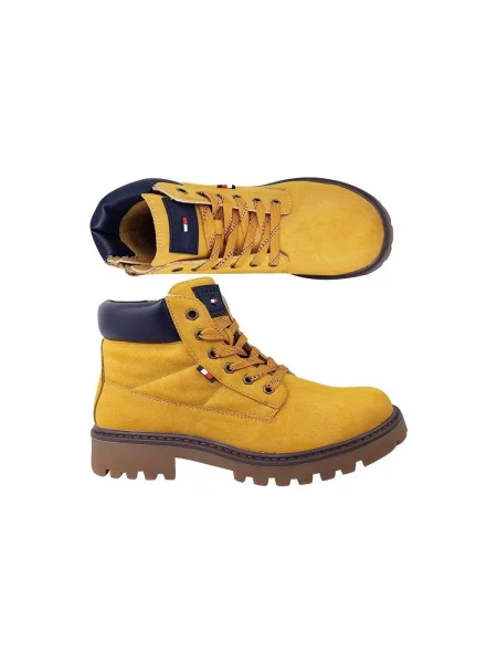 Pantofi Tommy Hilfiger portocaliu