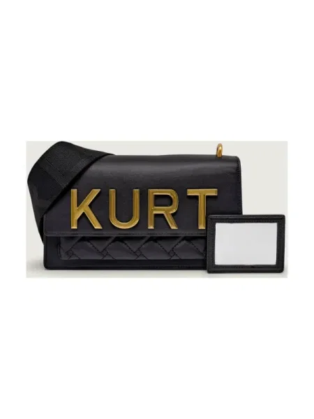 Kurt Geiger London geantă de piele Shoreditch negru