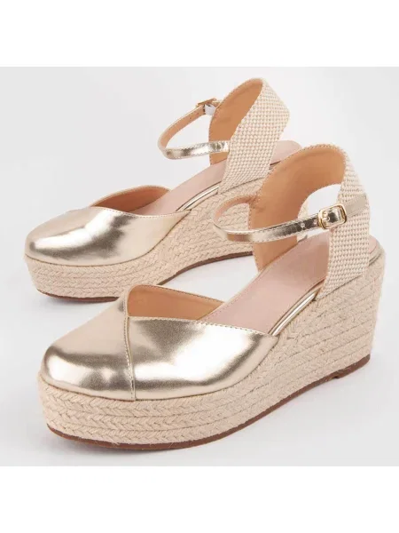 Pantofi Montevita auriu