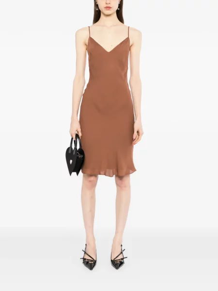 Rochie lejeră Kiki De Montparnasse maro