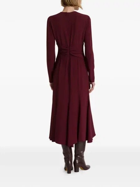 Rochie midi Alberta Ferretti roșu