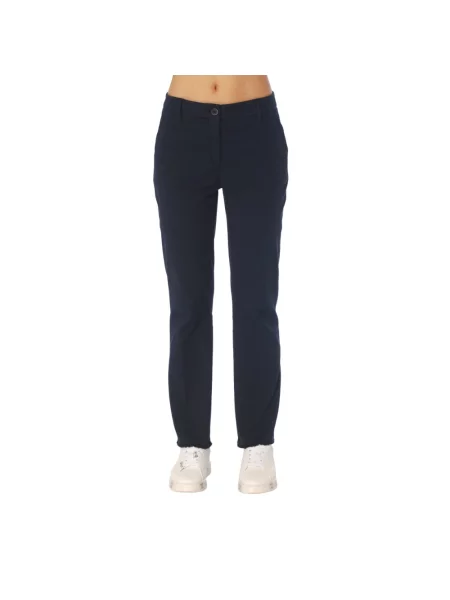 Spodnie Via Masini 80 ze stretchu niebieskie