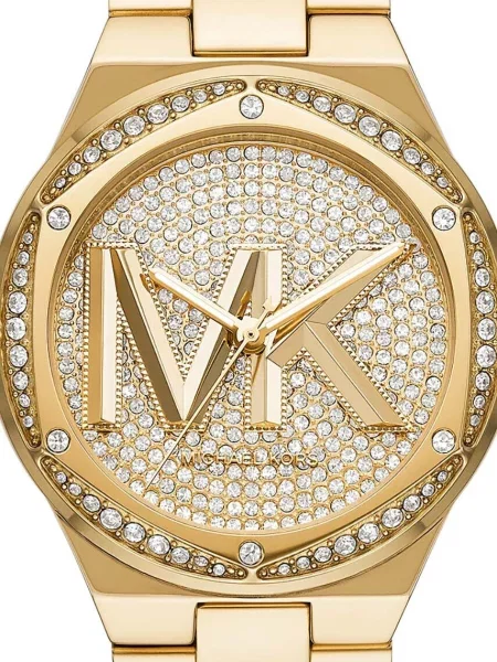 Lniany zegarek Michael Kors żółty