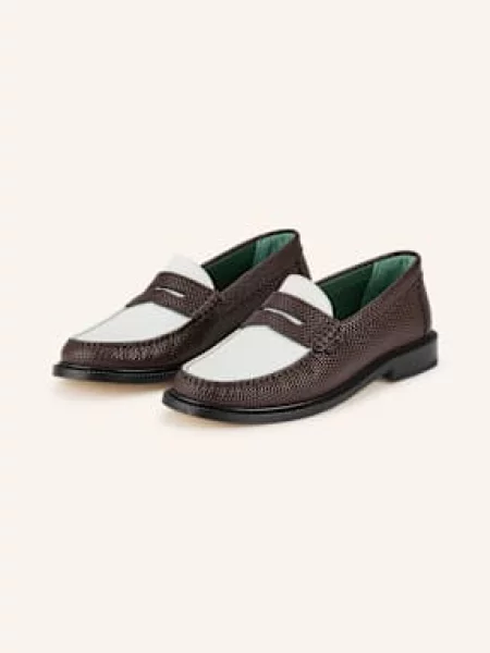 Vinny's Penny Loafers Yardee braun białe