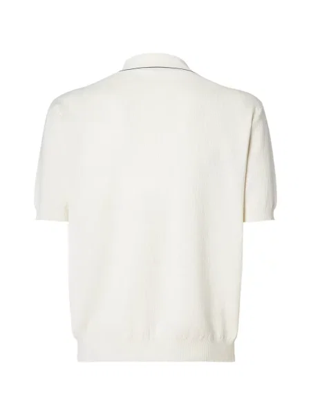Tricou polo Fendi alb