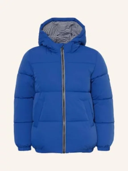 Petit Bateau Kurtka Pikowana blau niebieska