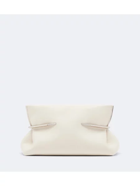 Geantă plic Givenchy din piele alb