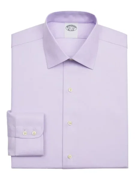 Cămașă Brooks Brothers lungă violet