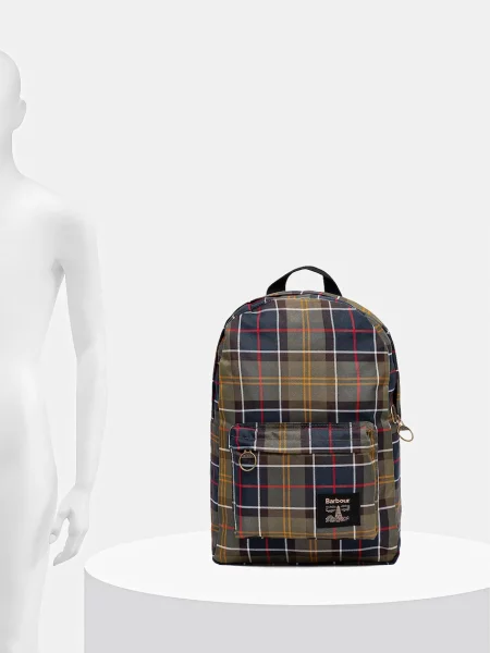 Рюкзак Barbour великий візерунок зелений