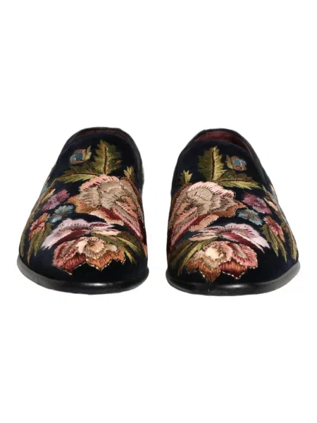 Półbuty Dolce And Gabbana skórzane czarne