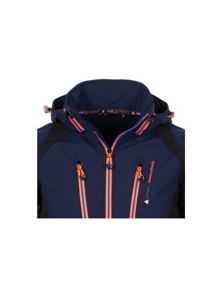 Geacă Peak Mountain softshell albastru