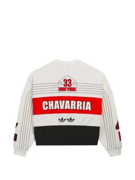 Yoga hanorac Adidas cu broderie cu bretele albastru