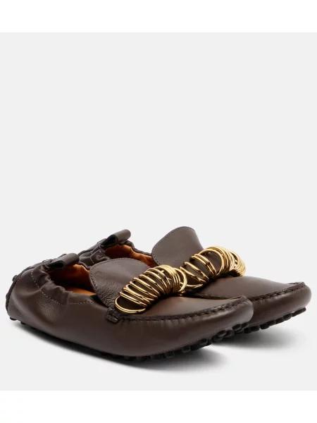 Pantofi loafer Tod's din piele maro