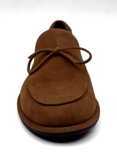 Pantofi loafer Pomme D´or cu funde maro