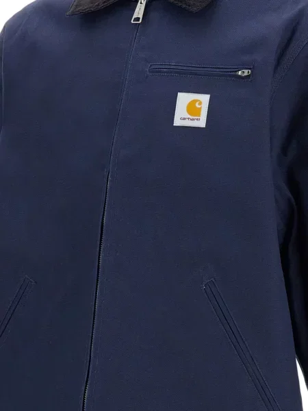 Με κολάρο μπουφάν Carhartt Wip κοτλέ μπλε