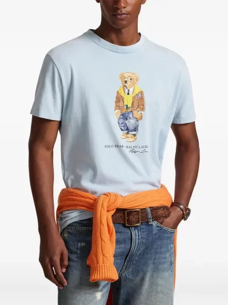 Șapcă Polo Ralph Lauren cu broderie din țesătură twill în carouri albastru