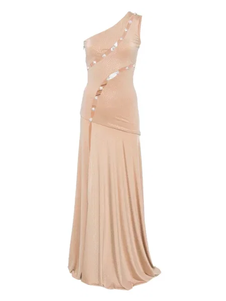 Rochie maxi Nissa de cristal de costum