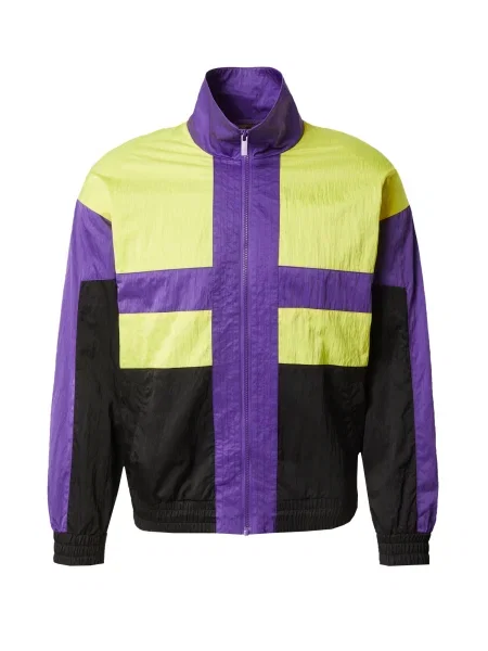 ABOUT YOU x Chiara Biasi Přechodná bunda Willi světle žlutá / fialová černá