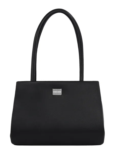 Tommy Jeans Geantă Tjw American Cool Med Tote negru