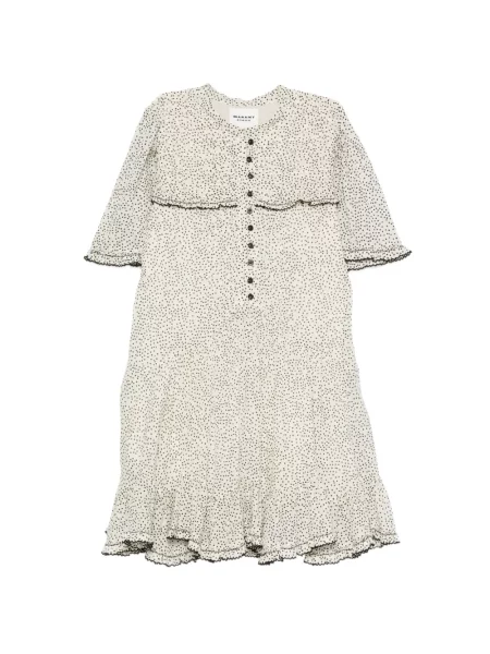Rochie mini Marant Etoile cu buline cu volane