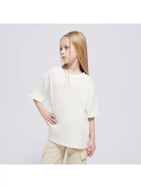 Jordan T-Shirt Jdg High Brand Read Ss Girl beżowa