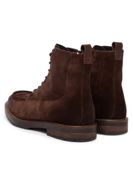 Tommy Hilfiger Gležnjarji Cleated W Moc rjava
