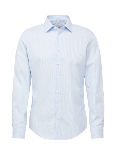 SEIDENSTICKER Poslovna srajca svetlo modra bela