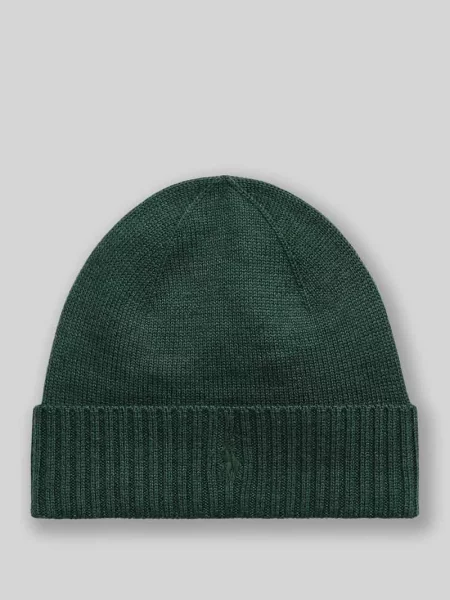 Czapka Polo Ralph Lauren wełniana z logo zielona