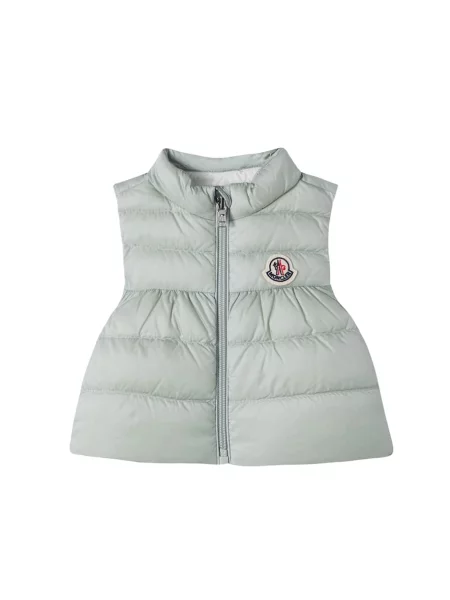 Gyerek pehelymellény Moncler Enfant zöld