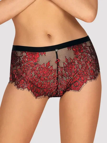 Кружевные шортики с бантиком Шорты_Obsessive_Redessia